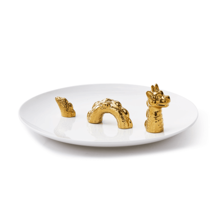 Dragon porcelán tál