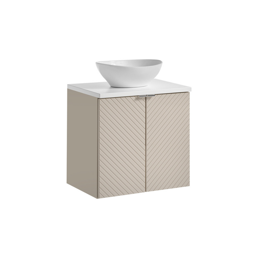 Baggy woven chenille pouf