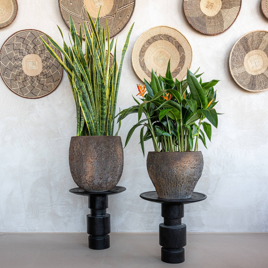 Claire stone flower pot Ø54