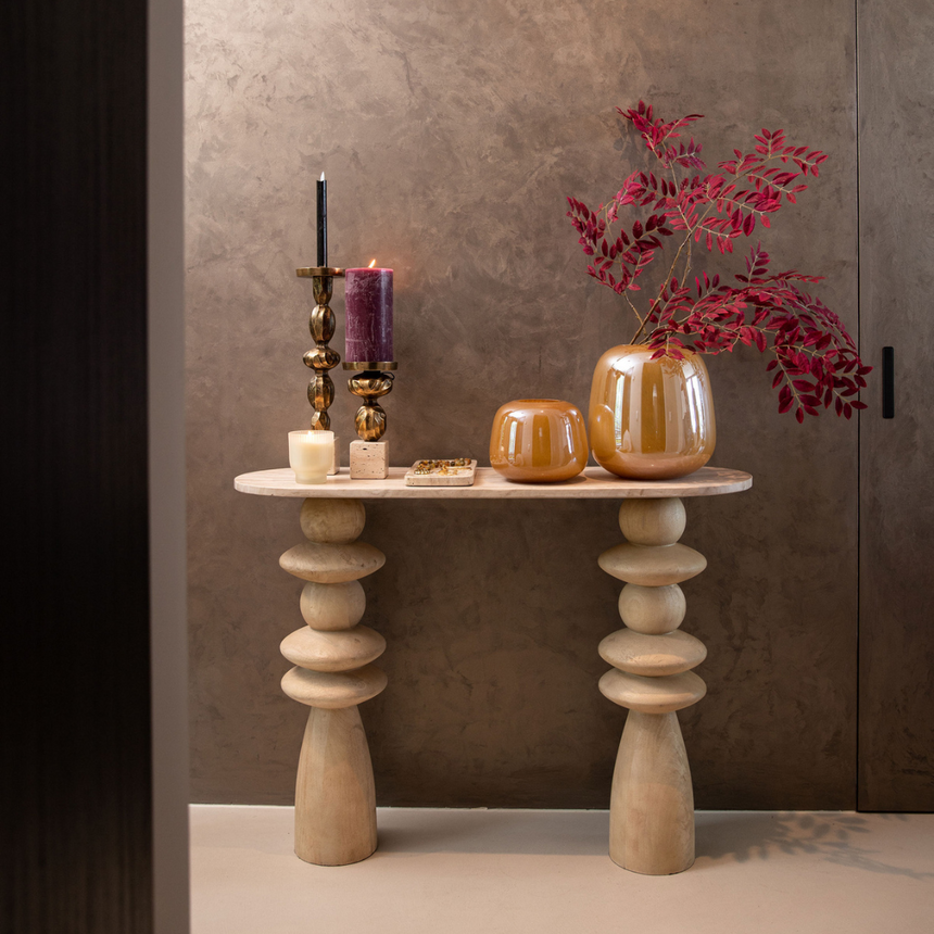 Noa wooden bedside table