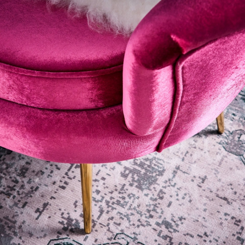 Audrey bársony fotel