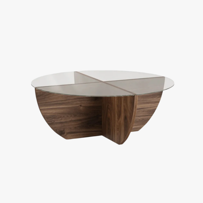 Astrid glass coffee table