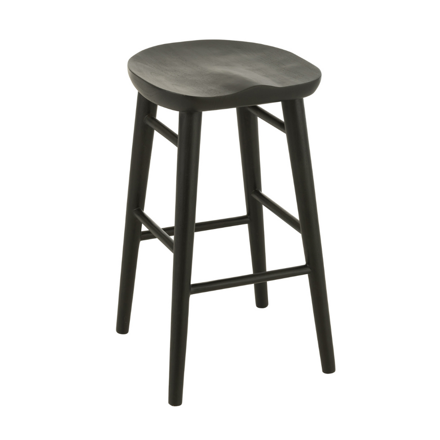 Mika wooden bar stool
