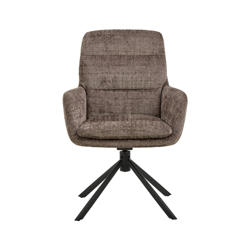 Eddie fabric swivel chair