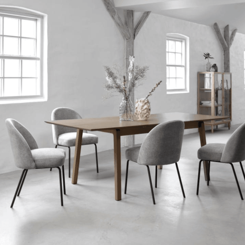 Bari fa bővíthető étkezőasztal 95x140 - Dutch Home