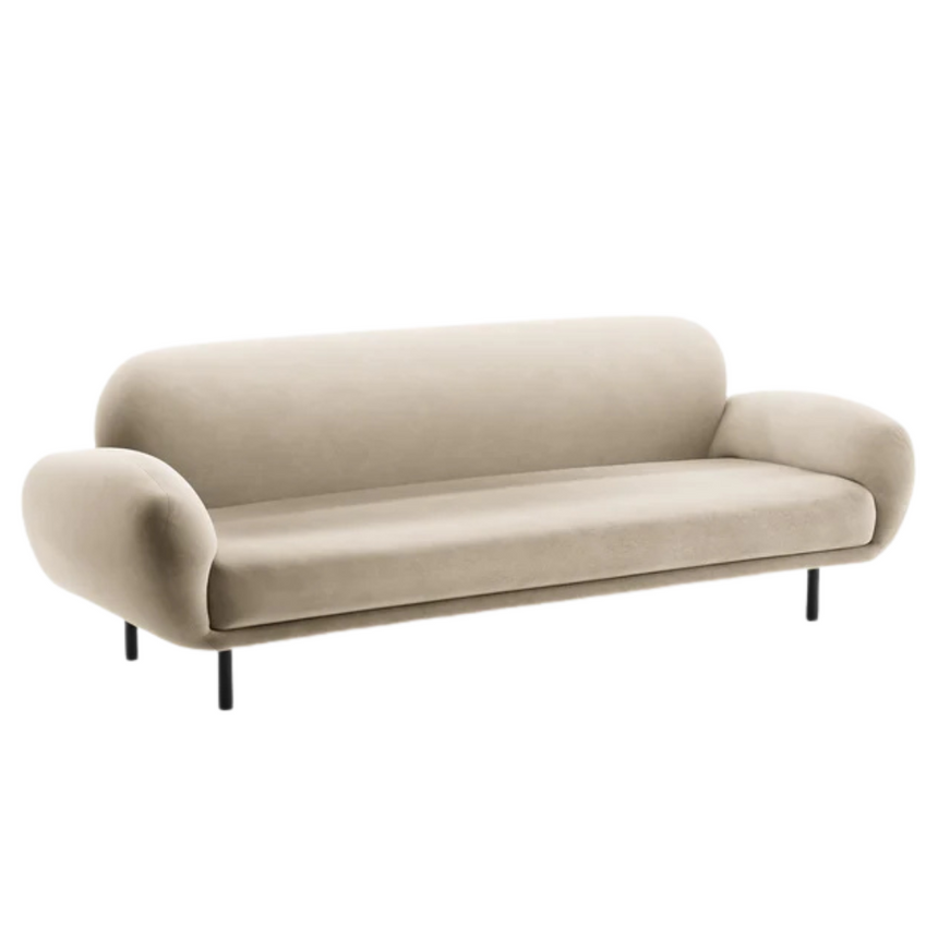 Poppy 3 személyes bársony kanapé