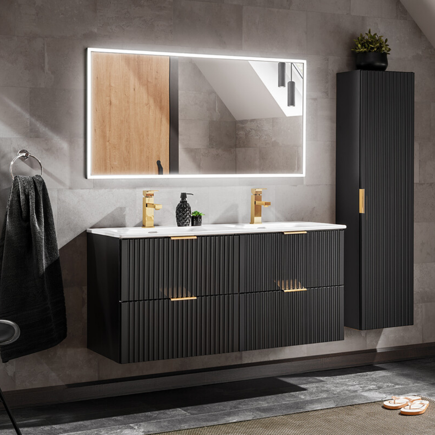 Alice fém fürdőszoba tükör