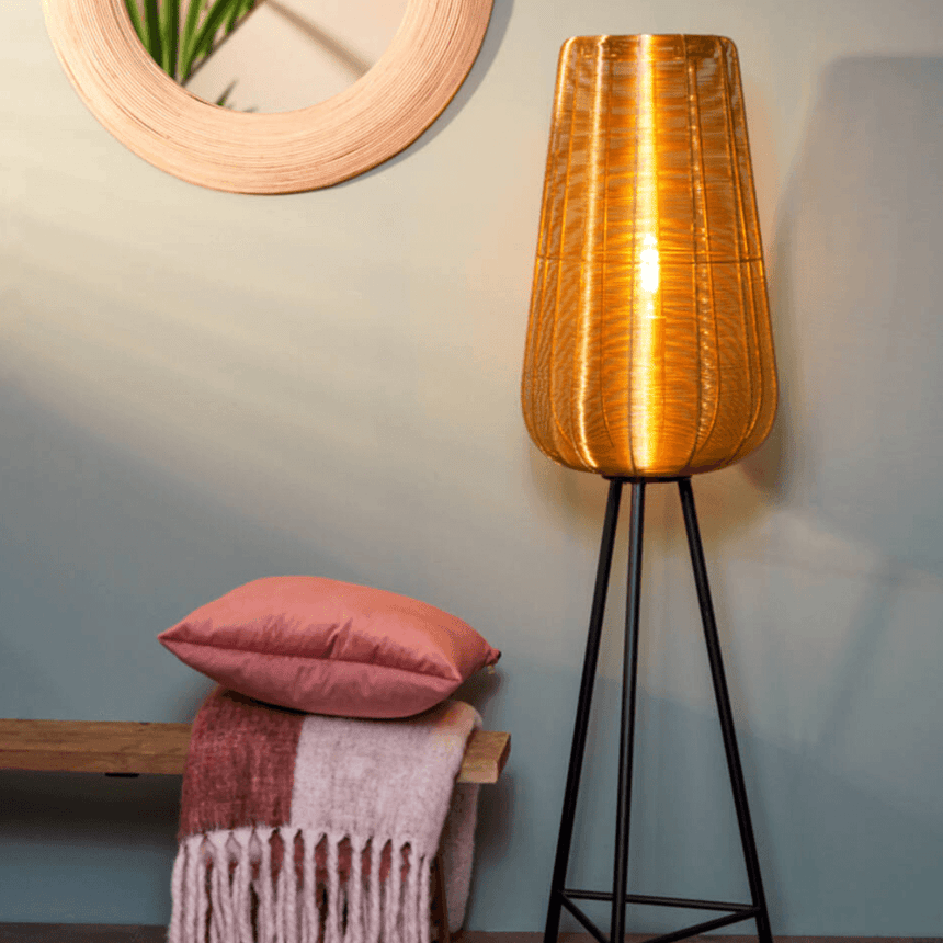 Adeta metal floor lamp Ø37x135