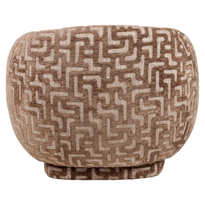 Negreslo lounge fotel – Labirintus mintázatú kárpitozással