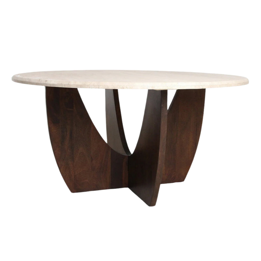 Travertine Limestone Dining Table