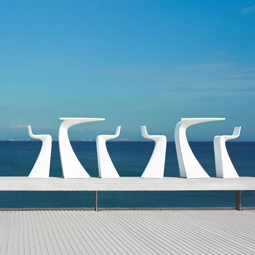 Wing PP kerti bárszék