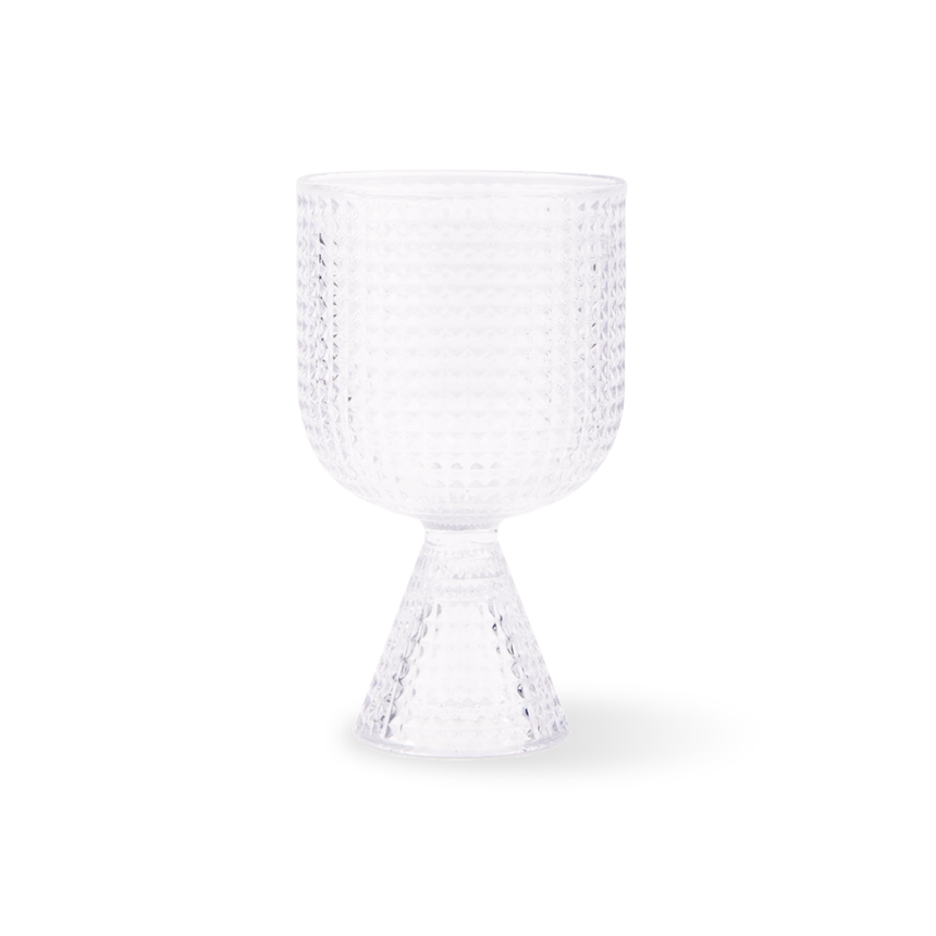 Rooftop üveg boros pohár szettben