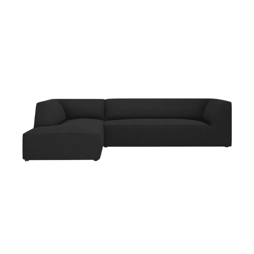 Ruby left-hand fabric corner sofa 273x180