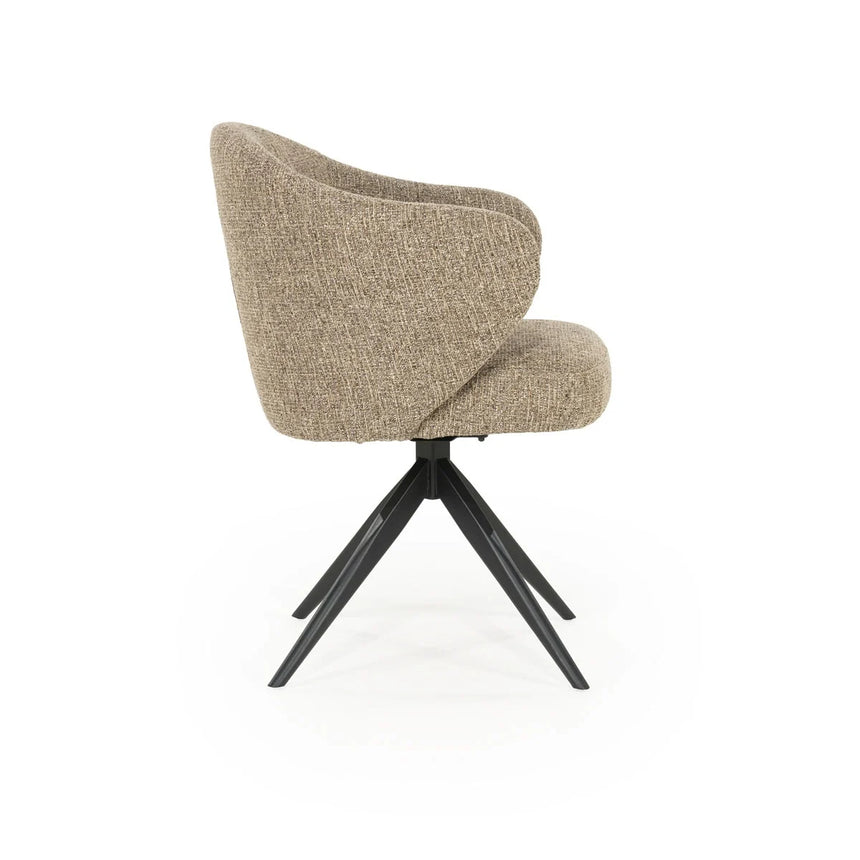 Connor szövet forgószék fém lábbal