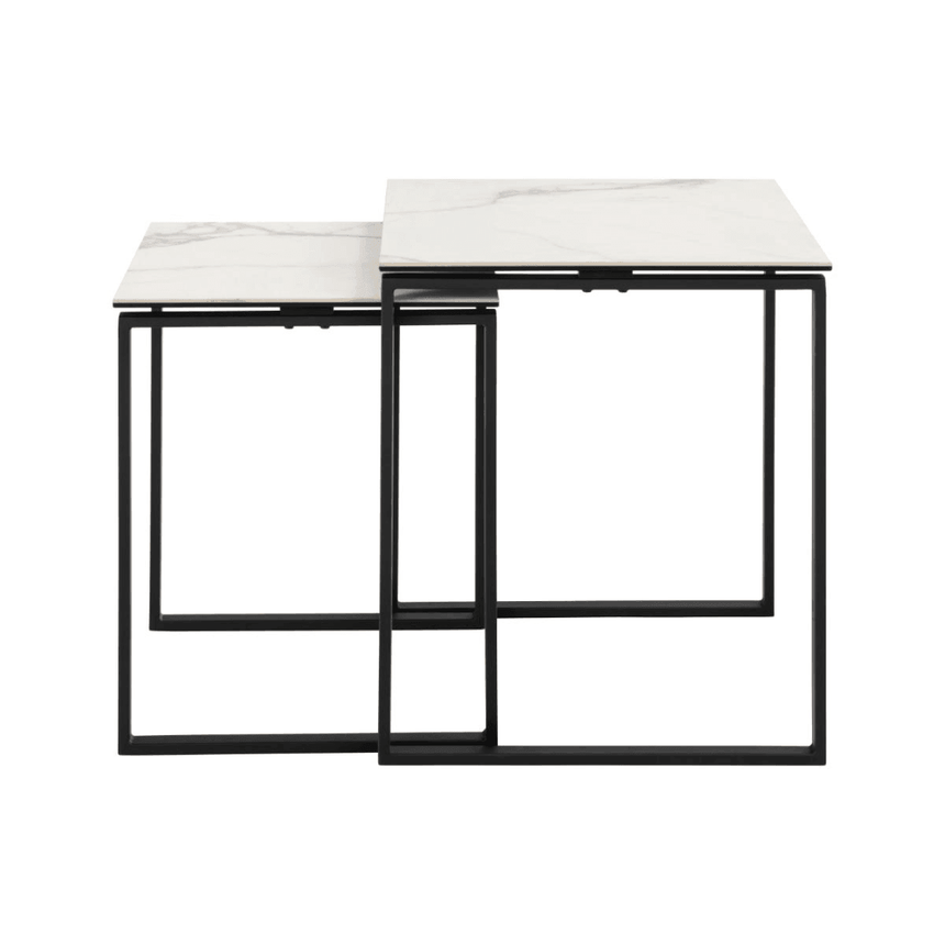 Katrine ceramic coffee table 50x50 set