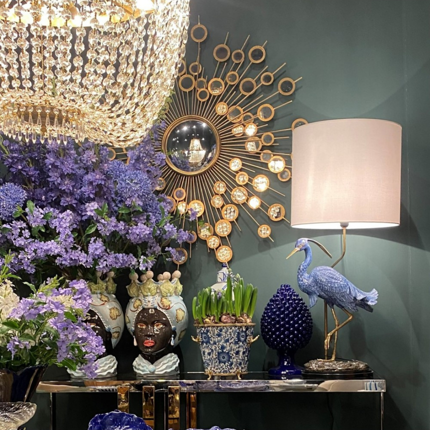 Vector clay wall lamp