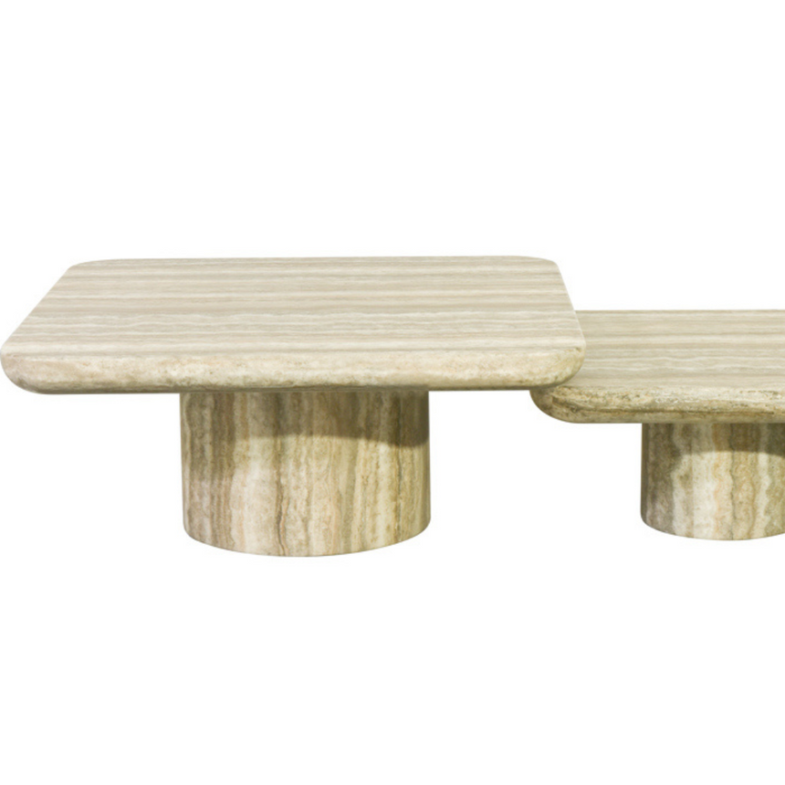 Denizly márvány dohányzóasztal szettben