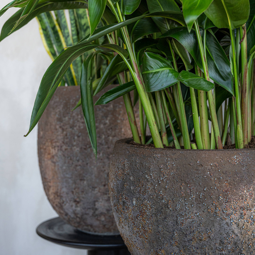 Claire stone flower pot Ø54