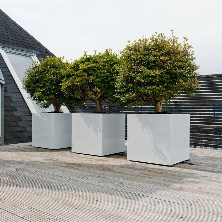 Block stone flower pot 60x60