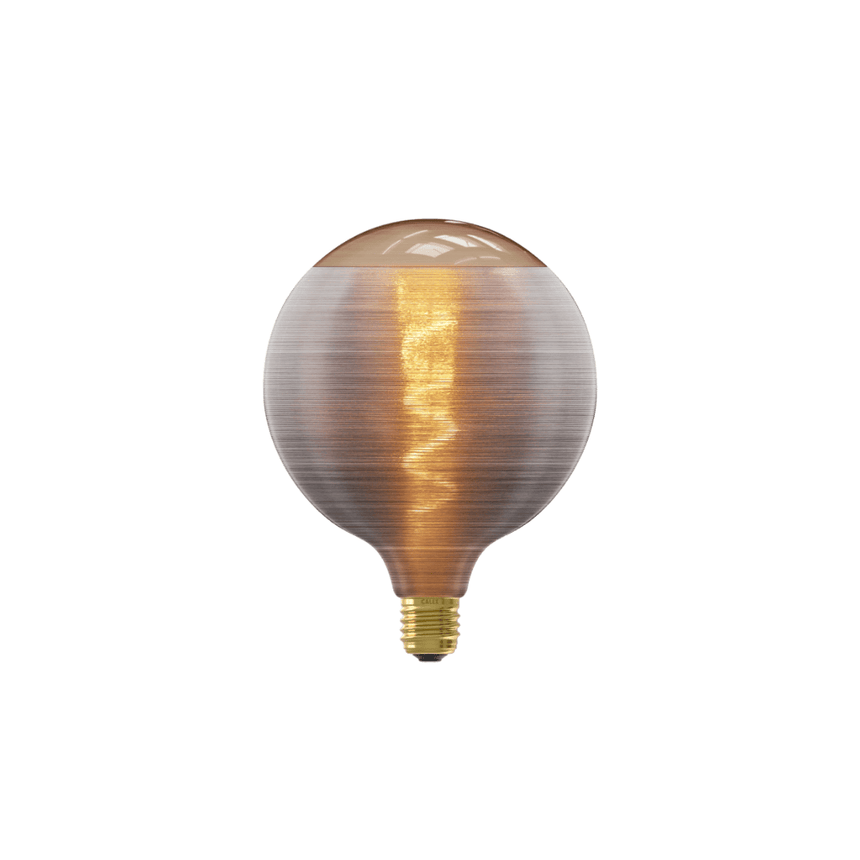 Silk Globe G125 Grey Spiral bulb, LED E27
