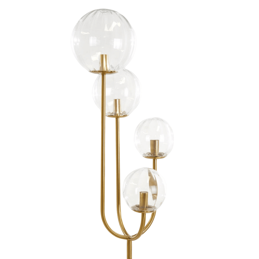 Magdala metal floor lamp 4 bulbs