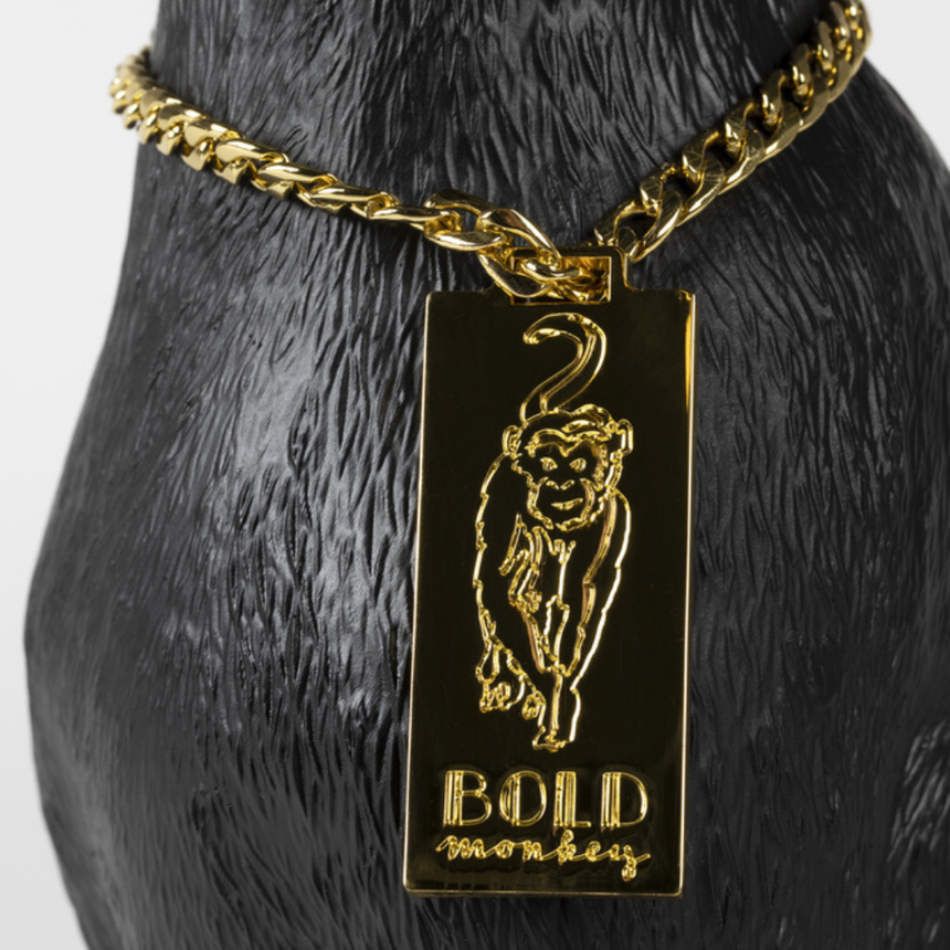 Proudly Crowned Panther üveg lerakóasztal