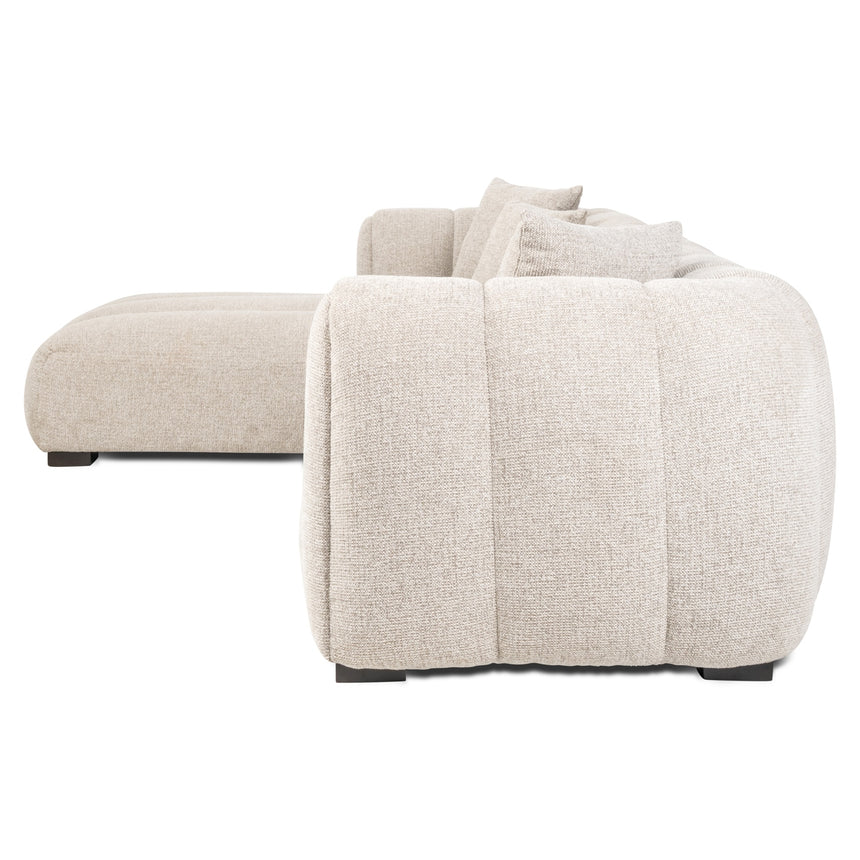 Novaro kanapé – Lounge kivitel balos, Natural fancy szövet