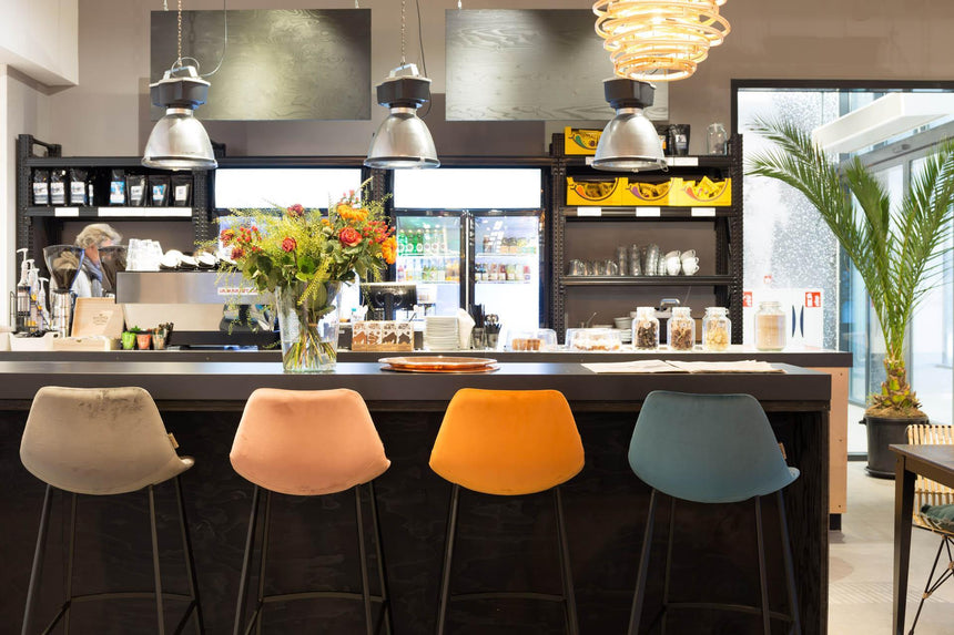 Franky bársony alacsony bárszék-5