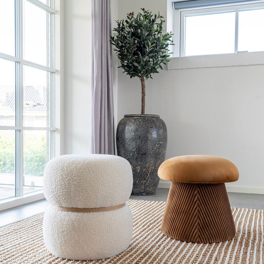 Hampton bársony puff