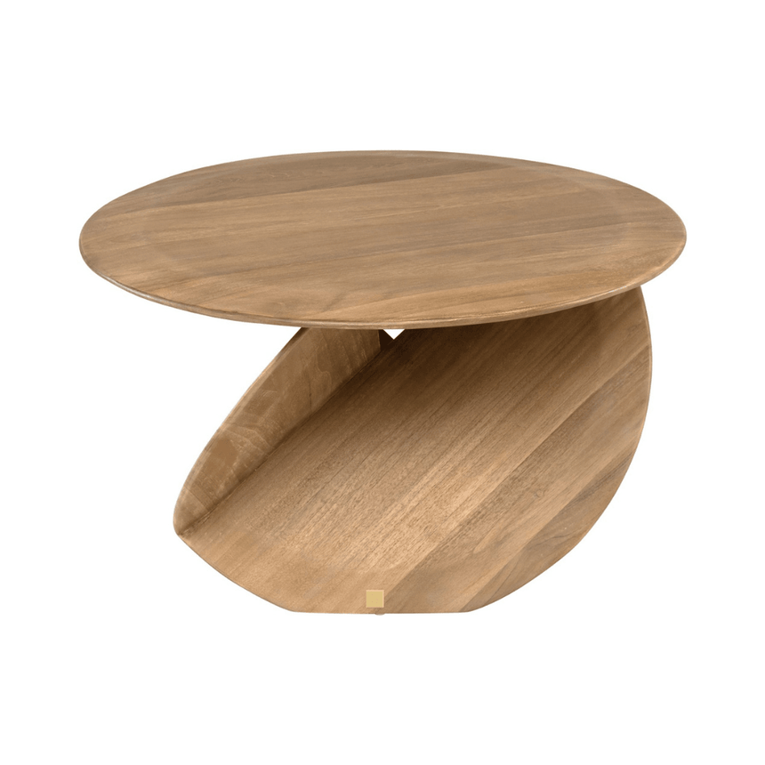 Fan wooden coffee table