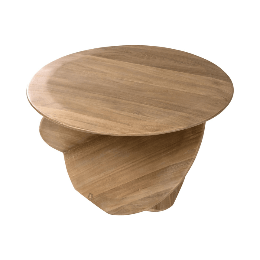 Fan wooden coffee table