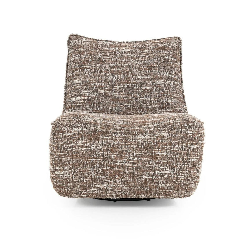 Loys fabric swivel armchair