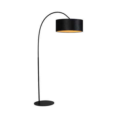 Arch fabric floor lamp with black frame 183x91