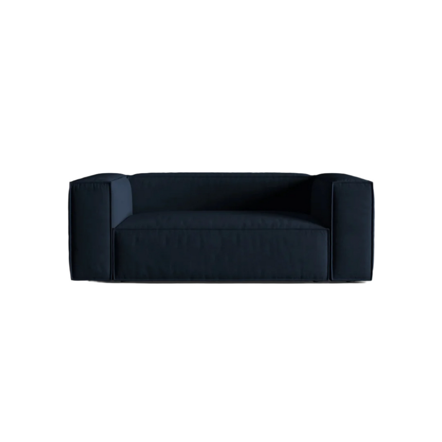 Ruby 2-seater velvet sofa