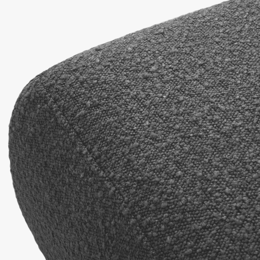 Molino bouclé pouf 75x75