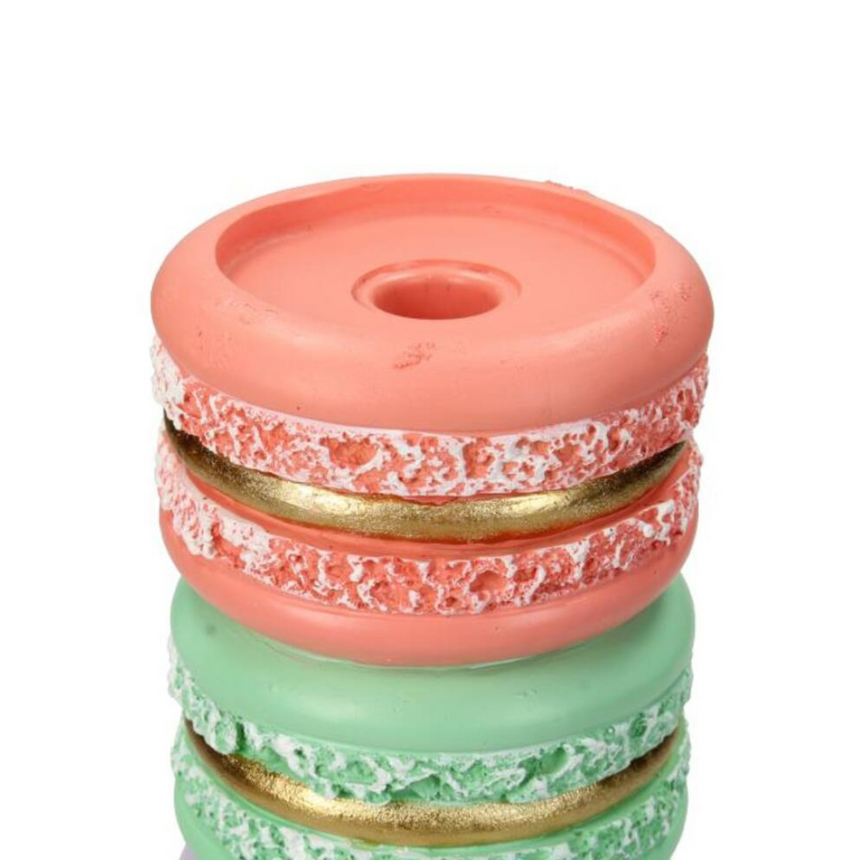 Macaron műgyanta gyertyatartó