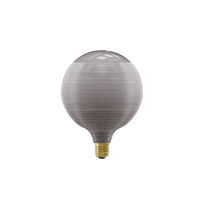 Silk Globe G125 Grey Spiral bulb, LED E27
