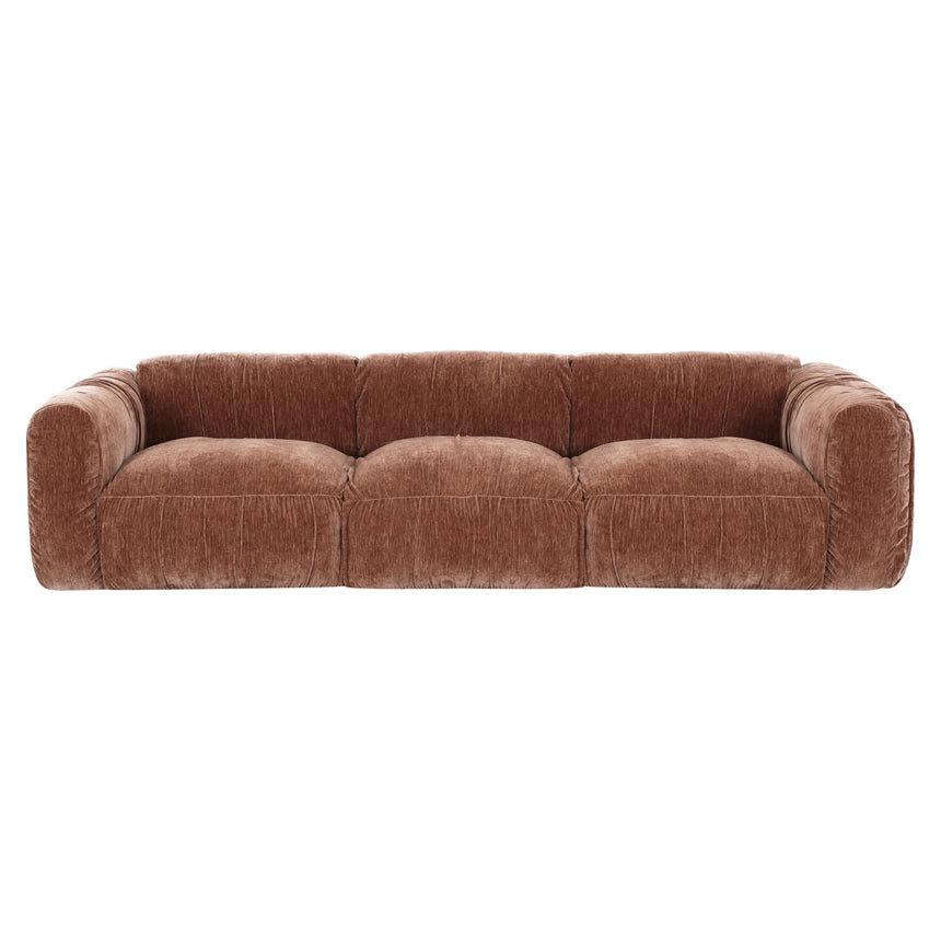 Monty kanapé (4 személyes) – Kőrisfurnér és prémium kárpit kombinációjával