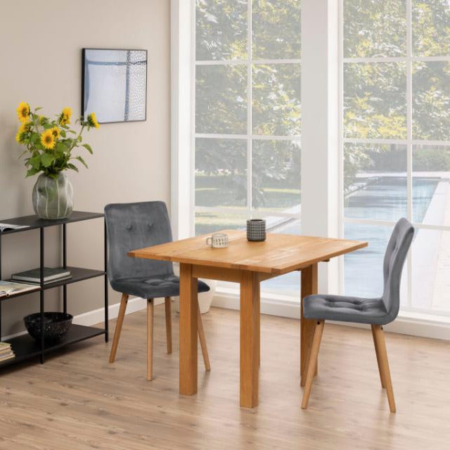 Kenley bővíthető fa étkezőasztal 100x90