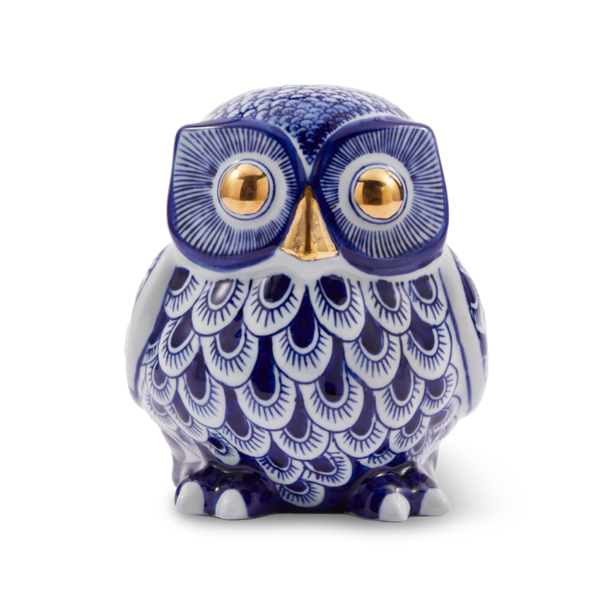 Owl porcelán persely