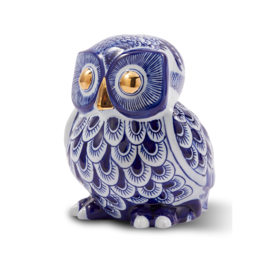 Owl porcelán persely