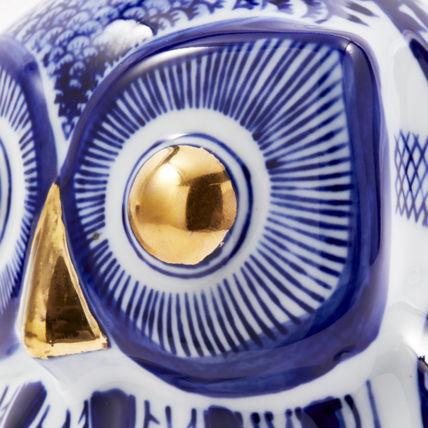 Owl porcelán persely