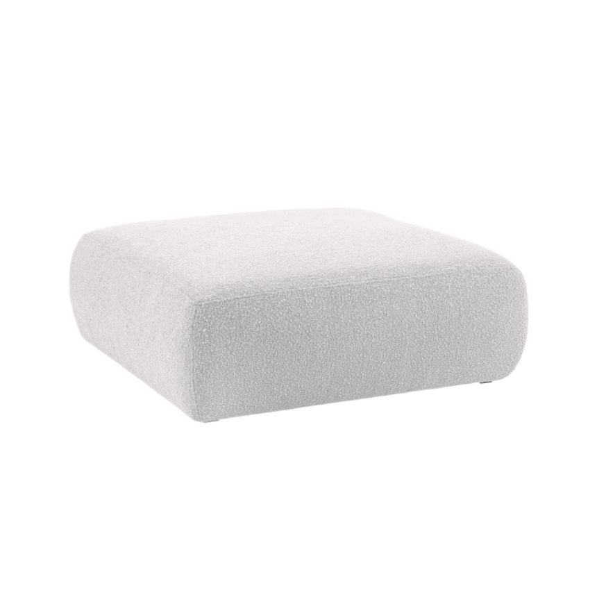 Molino bouclé pouf 100x100