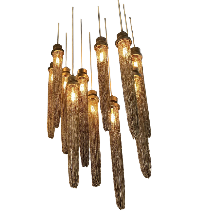 Chain fém függőlámpa