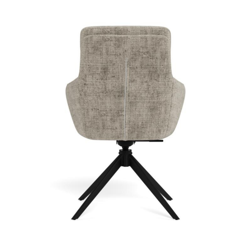 Eddie fabric swivel chair