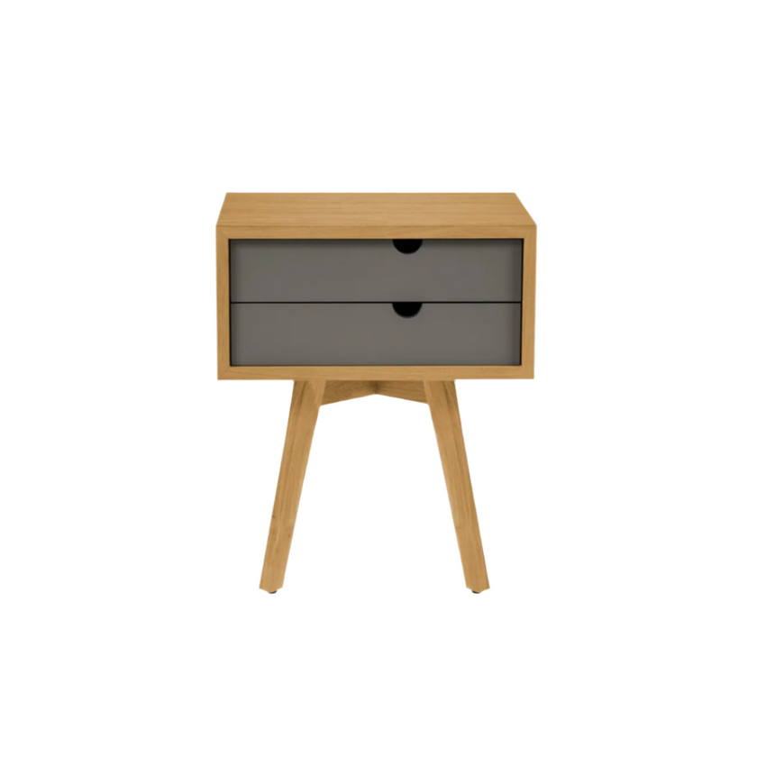 Noa wooden bedside table