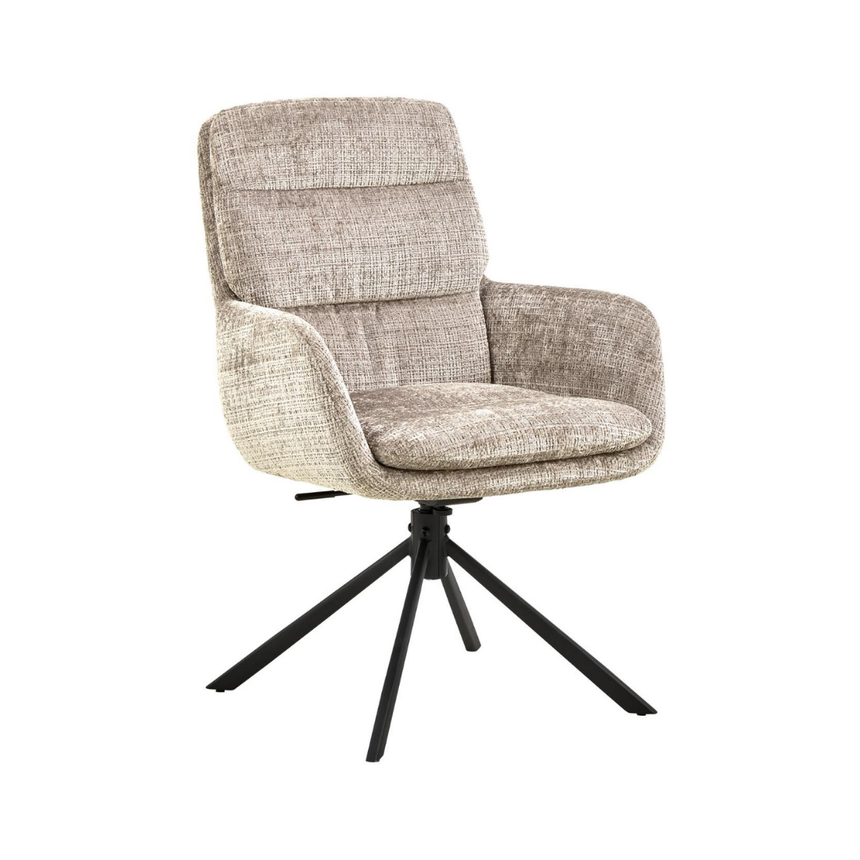 Eddie fabric swivel chair