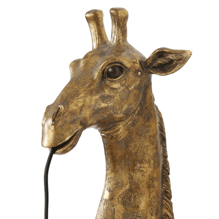 Giraffe resin wall lamp