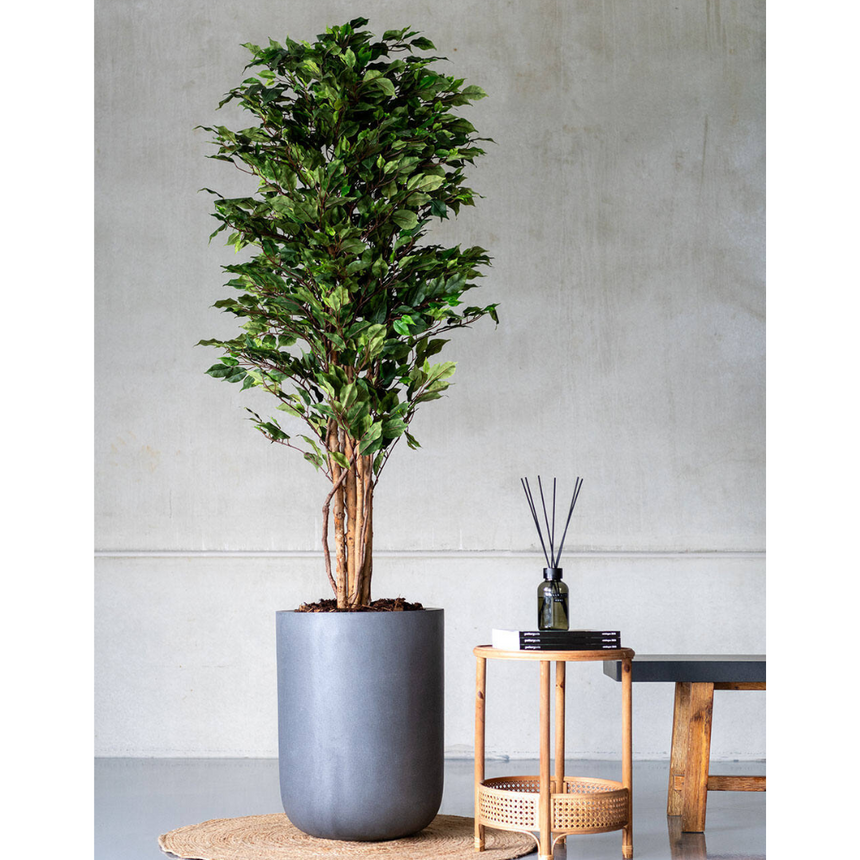 Dice stone flower pot Ø34