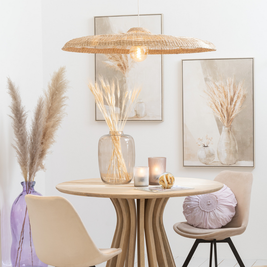 Vase Pampas canvas wall art set